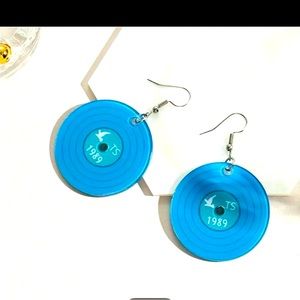 Taylor Swift 1989 Vinyl earrings NEW